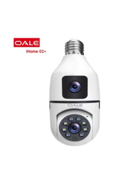 OALE iHome 02+ 2K Ultra HD Dual WiFi Security Camera with Night Vision and 360° View for Indoor/Outdoor - Title - Home