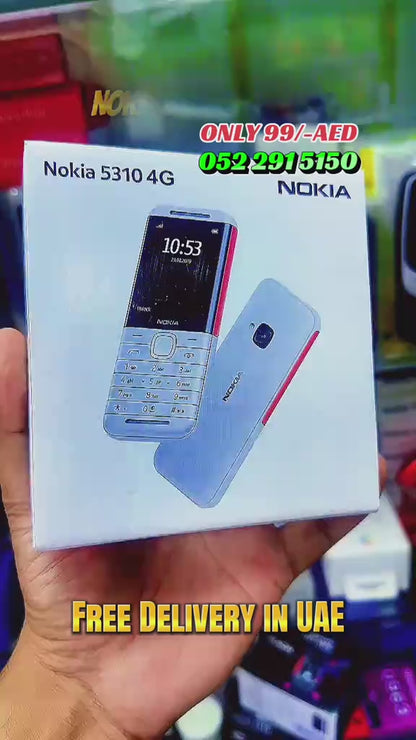 Nokia 5310 Dual SIM 4G Keypad Music Phone with Dual Speakers