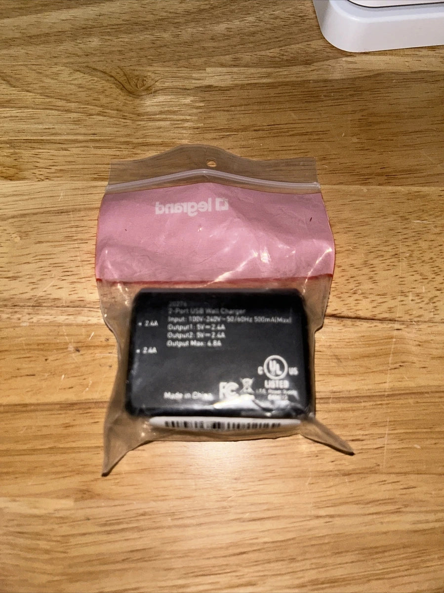 Legrand/C2G 20276 2 Port USB Wall Charger Brand New NIB|385742678960