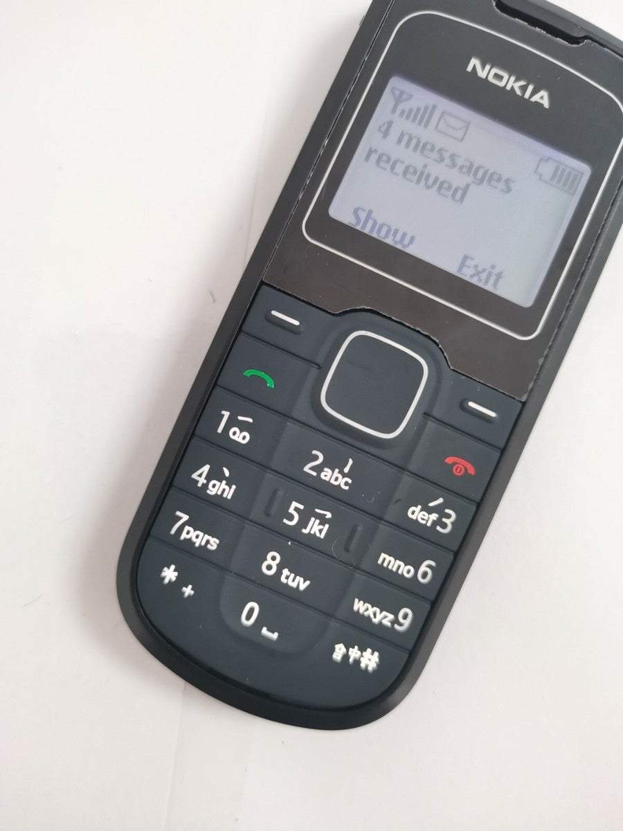 Nokia 1202 - Black (Unlocked) Cellular Phone English Arabic Russian Hebrew|384855780202