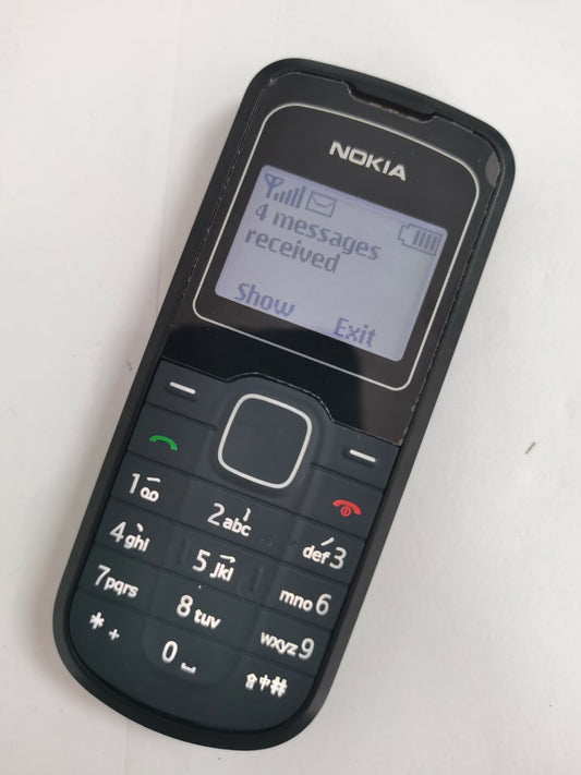 Nokia 1202 - Black (Unlocked) Cellular Phone English Arabic Russian Hebrew|384855780202