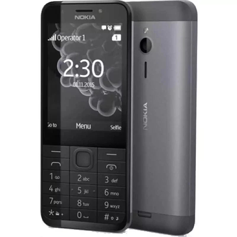 Nokia 230 Dual SIM Mobile Phone - Keypad