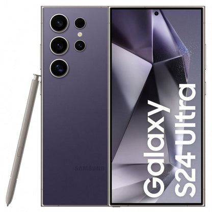 Buy Refurbished Samsung Galaxy S24 Ultra 5G Dual Sim (256GB) in Titanium Blue