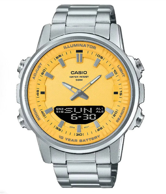 Turquoise Dial Men’s Watch – Silver & Blue | UAE